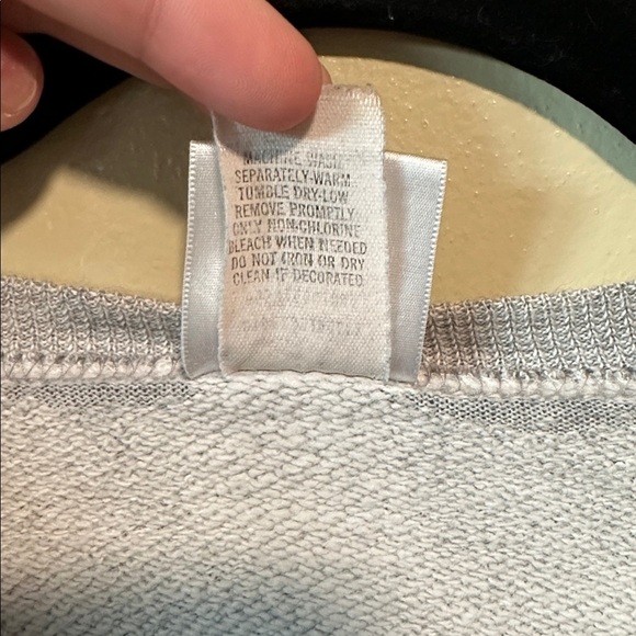 Vintage USA Open Gray Crewneck Sweater Size Large - Picture 5 of 8